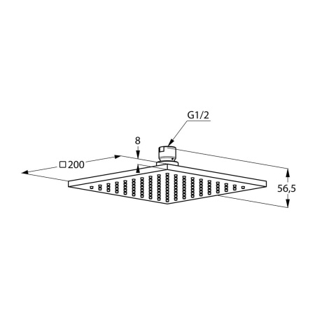 Верхний душ Kludi A-Qa 6442005-00