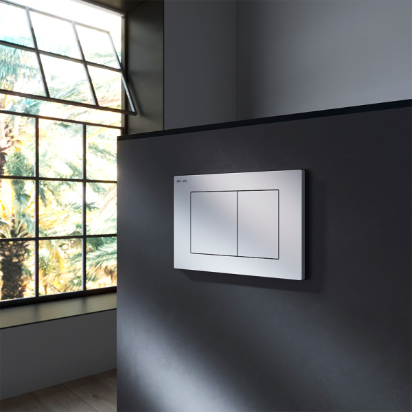 Клавиша смыва AM.PM PrimeFit S I090201 белая глянцевая