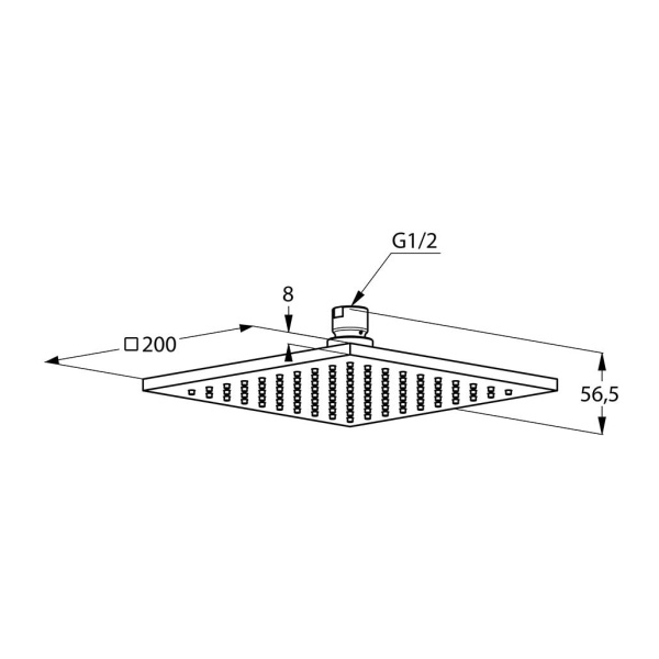 Верхний душ Kludi A-Qa 6442005-00