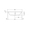 Ванна Duravit D-Code 180x80 700101000000000