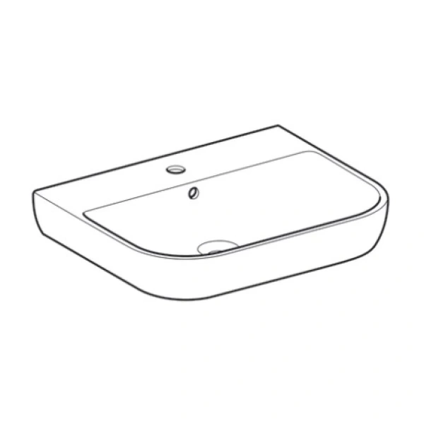 Раковина 60x48 см Geberit Smyle 500.228.01.1