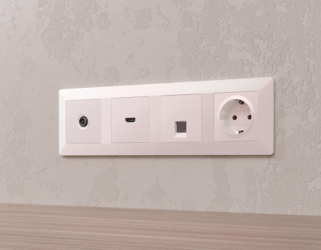 Накладка для розетки HDMI Ambrella Volt ALFA AP2140