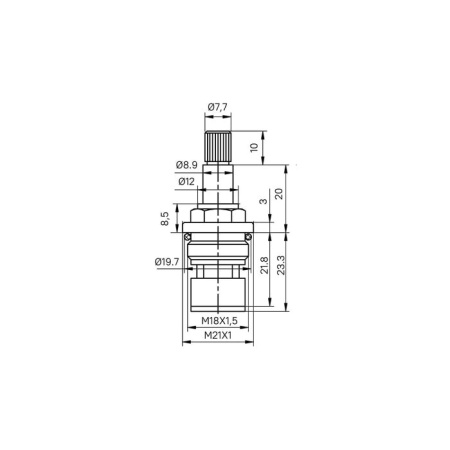 Кран-букса Iddis 998CR532SM-P
