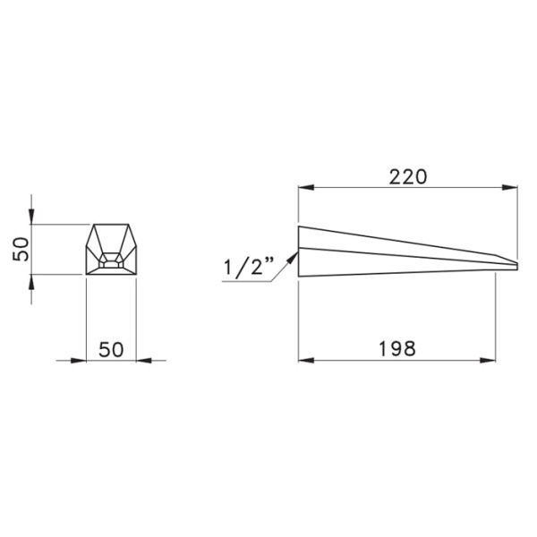 Излив для раковины Stella Stella ST 09002 CR00