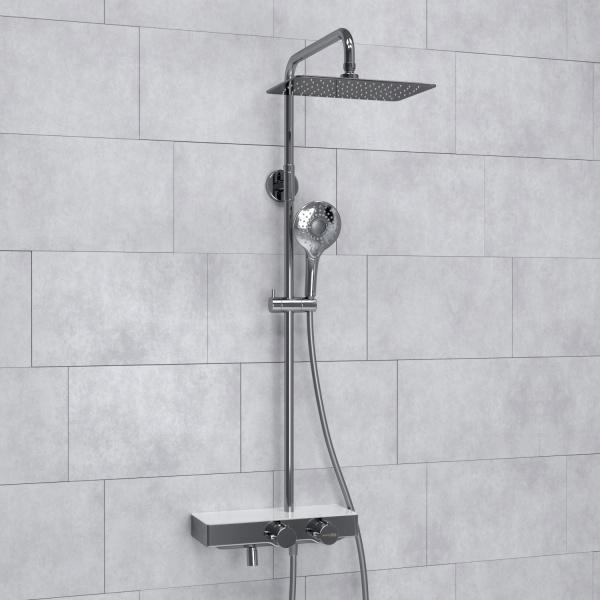 Душевая стойка WasserKRAFT A113.069.101.CH Thermo