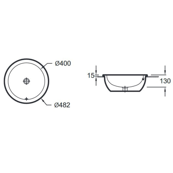 Раковина Jacob Delafon Vox EYL102-00