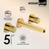 Смеситель для раковины WasserKRAFT Ems 7645 золото