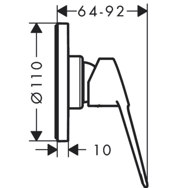 Смеситель для душа hansgrohe Novus Loop 71361000
