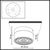Накладной светильник Odeon Light RONDA 7158/6CL