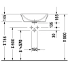Раковина 53 см Duravit Starck 1 0447530000