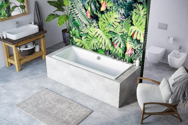 Акриловая ванна Excellent pryzmat slim 160x75