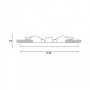 Встраиваемый светильник Hesby Lighting Alta HSBL_0183