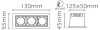 Встраиваемый светильник Fiberli XL003 12130305