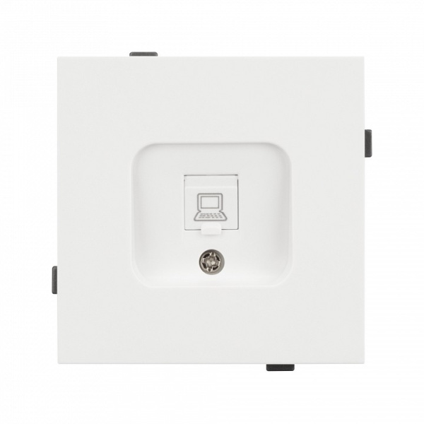 Розетка Ethernet RJ-45 и со шторками, без рамки Arlight SCT-TENDO 054594
