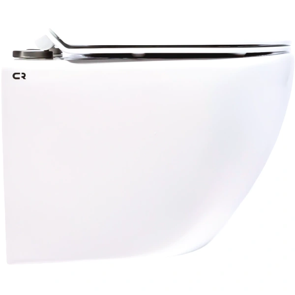 Унитаз подвесной Charus Berta EWC700-120W безободковый, с сиденьем микролифт, белый