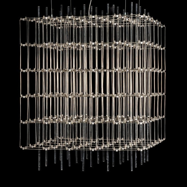 Подвесная люстра O-LUCE Cosmic Glass ячейка 15*15 см 1094011-0