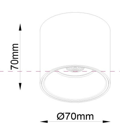 Накладной светильник Maytoni Technical Альфа C064CL-L12W4K