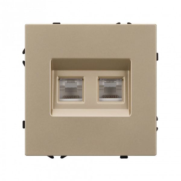 Розетка двойная Ethernet RJ-45 без рамки Arlight NOBE 054314(1)