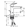 Смеситель для раковины hansgrohe Logis Fine 71251000 хром