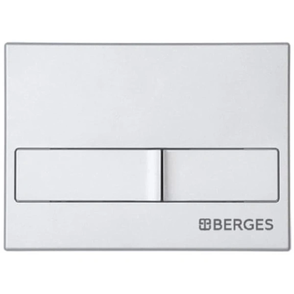 Инсталляция для унитаза Berges Novum L2 040212 с кнопкой смыва, матовый хром