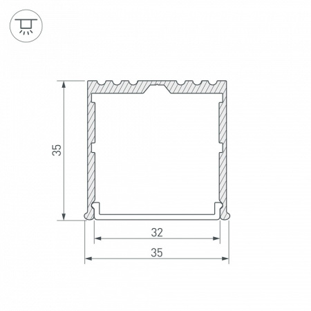 Профиль универсальный Arlight ARH-POWER 036136