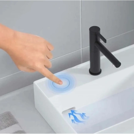 Раковина-чаша CeramaLux 6253L 59x40 см L, накладная, белый
