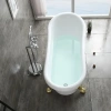 Акриловая ванна Ceruttispa Classic CT9668 172x79 см, отдельностоящая, белый