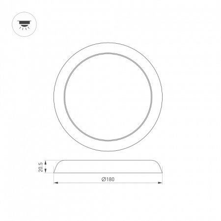 Накладной светильник Arlight FIOKK 034466