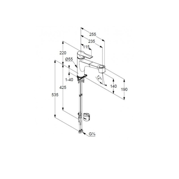 Смеситель для кухни Kludi Mix 329410562