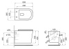 Чаша подвесного унитаза BelBagno Veneto BB132CHR