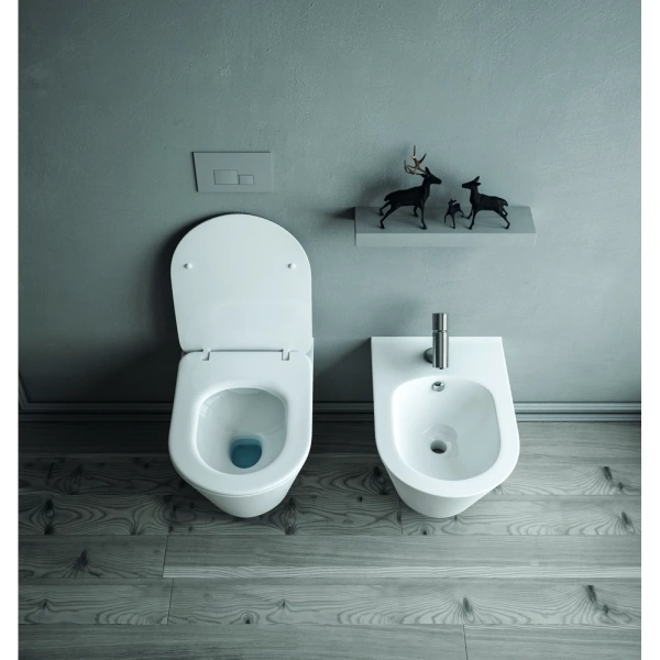 Унитаз подвесной Boheme Avva 972-W безободковый, белый