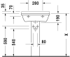 Раковина Duravit Starck 3 03005500001