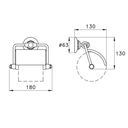 Держатель туалетной бумаги Stella Italica IT10014CR00