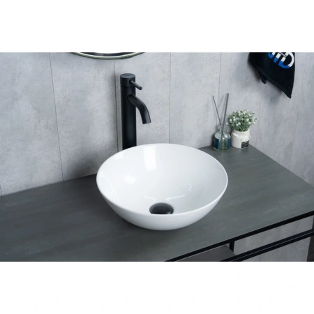 Раковина-чаша GID 9081W 36x36 см, накладная, белый