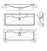 Раковина BelBagno BB1200/455-LV-MR-ALR