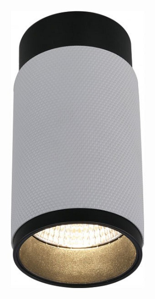Накладной светильник iLedex Technical Delta 1954-10W-3000K-36 BK+WH