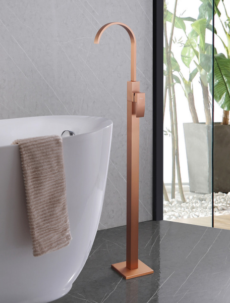 Смеситель для раковины Abber Wasserfall AF8640MRG золото