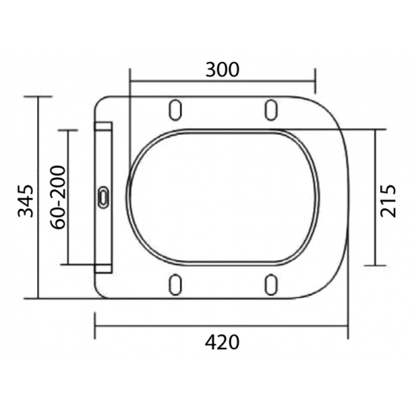 Крышка-сиденье BelBagno Due BB3103/3106SC, дюропласт, soft close, металлические петли