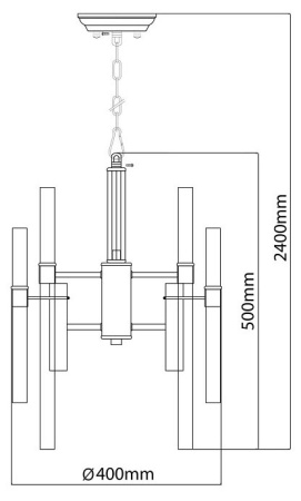 Подвесная люстра MW-Light Альгеро 3 285010703