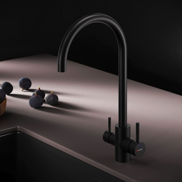 Смеситель для кухни AM.PM X-Joy S F85B07722 черный матовый