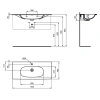 Раковина 100x45 см Ideal Standard Tesi T3508V1