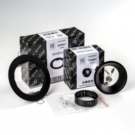Встраиваемый светильник Lightstar Domino D61707BMOD