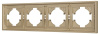 Рамка на 4 поста Arlight FRM-TENDO 054663