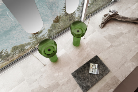 Раковина Abber Kristall 45 AT2702Emerald зеленый