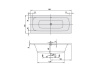 Акриловая ванна Villeroy&Boch Loop & Friends 180x80 UBA180LFS2V-01