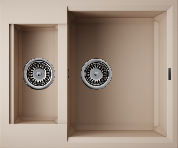 Кухонная мойка Omoikiri Sakaime 60-2 4993910 бежевая