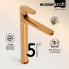 Смеситель для раковины WasserKRAFT Neckar 2103H золото