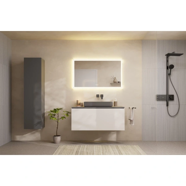 Раковина-чаша Hansgrohe Xuniva Evo E 60326760 65x40 см, накладная, серый матовый