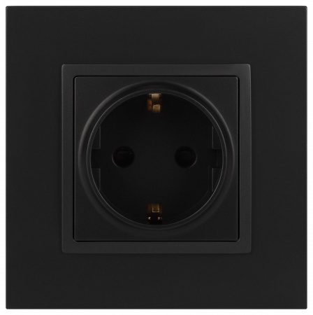 Розетка с заземлением и со шторкой, без рамки Эра Эра Elegance 14-2102-05