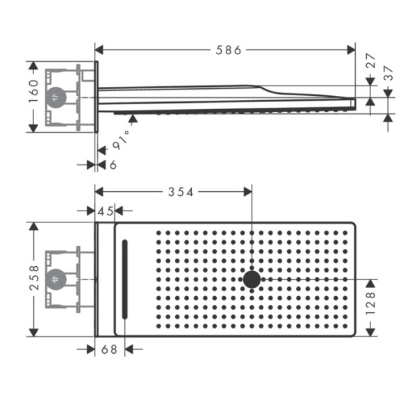 Верхний душ Axor ShowerSolutions 35283000